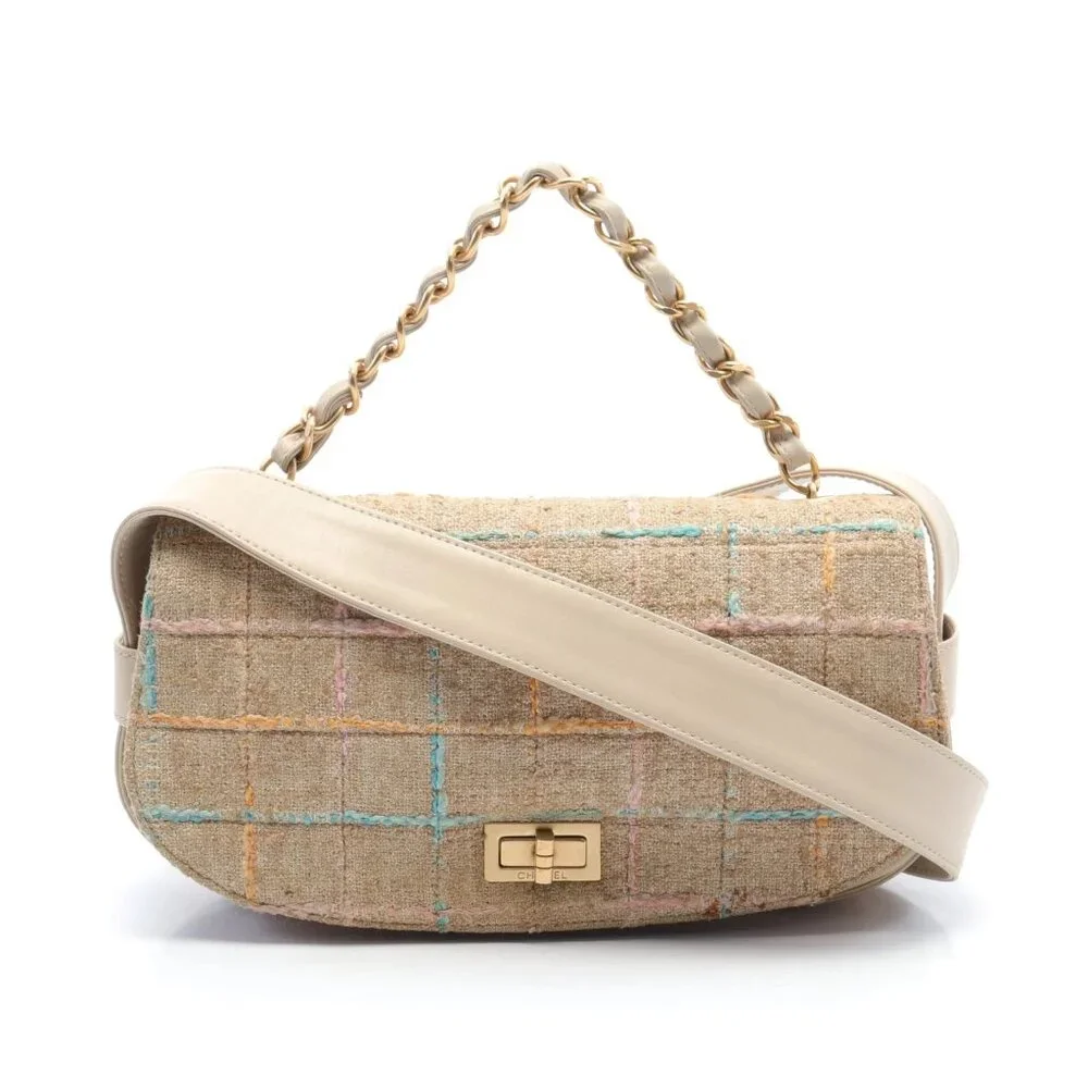 Authentic Chanel Tweed Mademoiselle Turnlock Crossbody - Picture 10 of 10